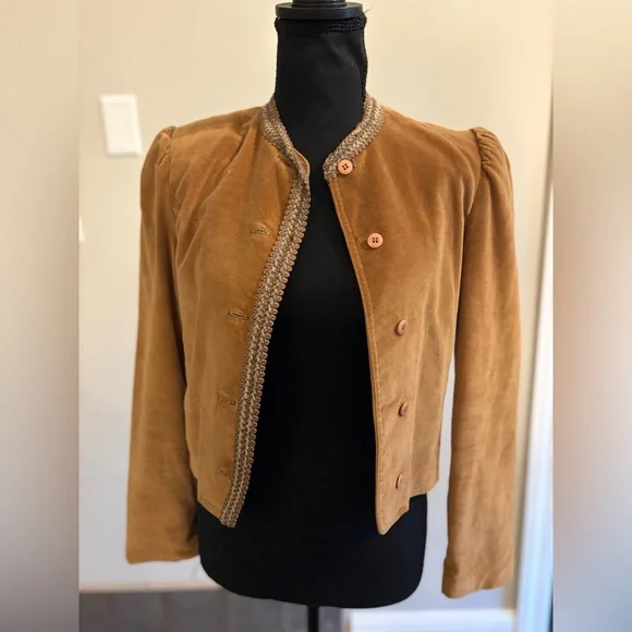 Tan Women's Jacket - Picture 1 of 8